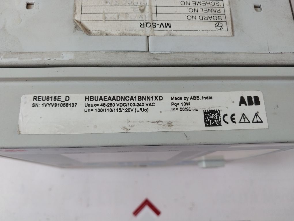 Abb Reu615 Reu615E_D Feeder Protection And Control Relay 2Rca023019A00 ...