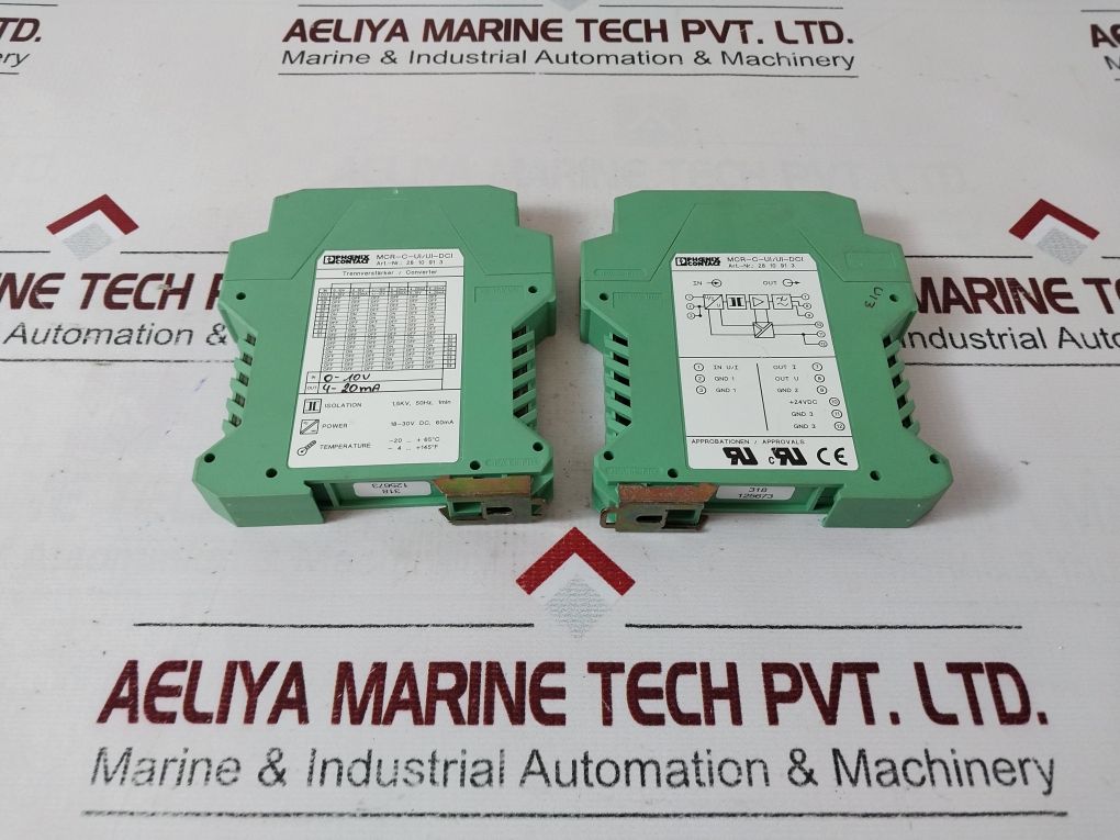 Phoenix Contact Mcr-c-ui/Ui-dci Converter 28 10 91 3 4-20Ma 0-10V