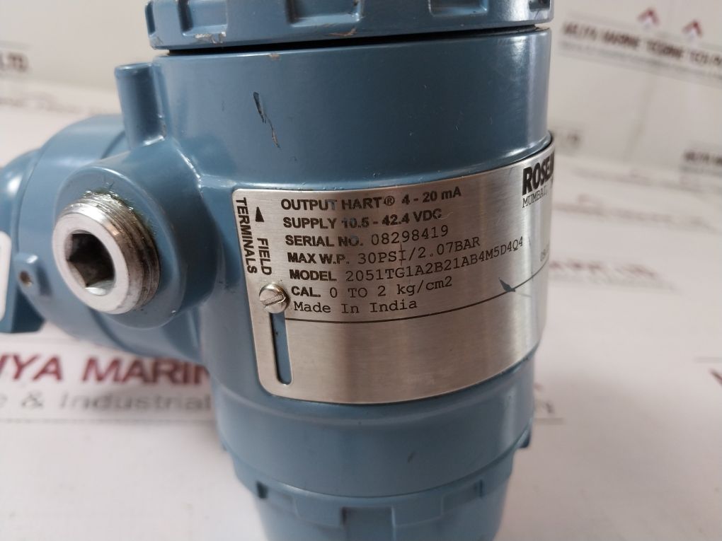 Rosemount 2051Tg1A2B21Ab4M5D4Q4 Pressure Transmitter Mpgv32A/R-1-cb-p