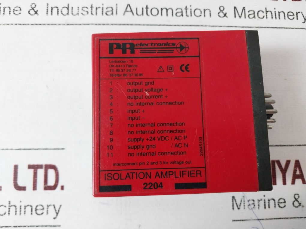 Pr Electronics 2204 Isolation Amplifier 2204X2
