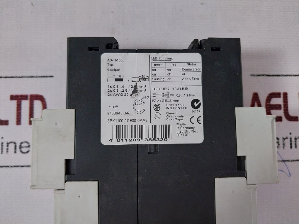 Siemens 3Rk1100-1Ce00-0Aa2 As-i Module
