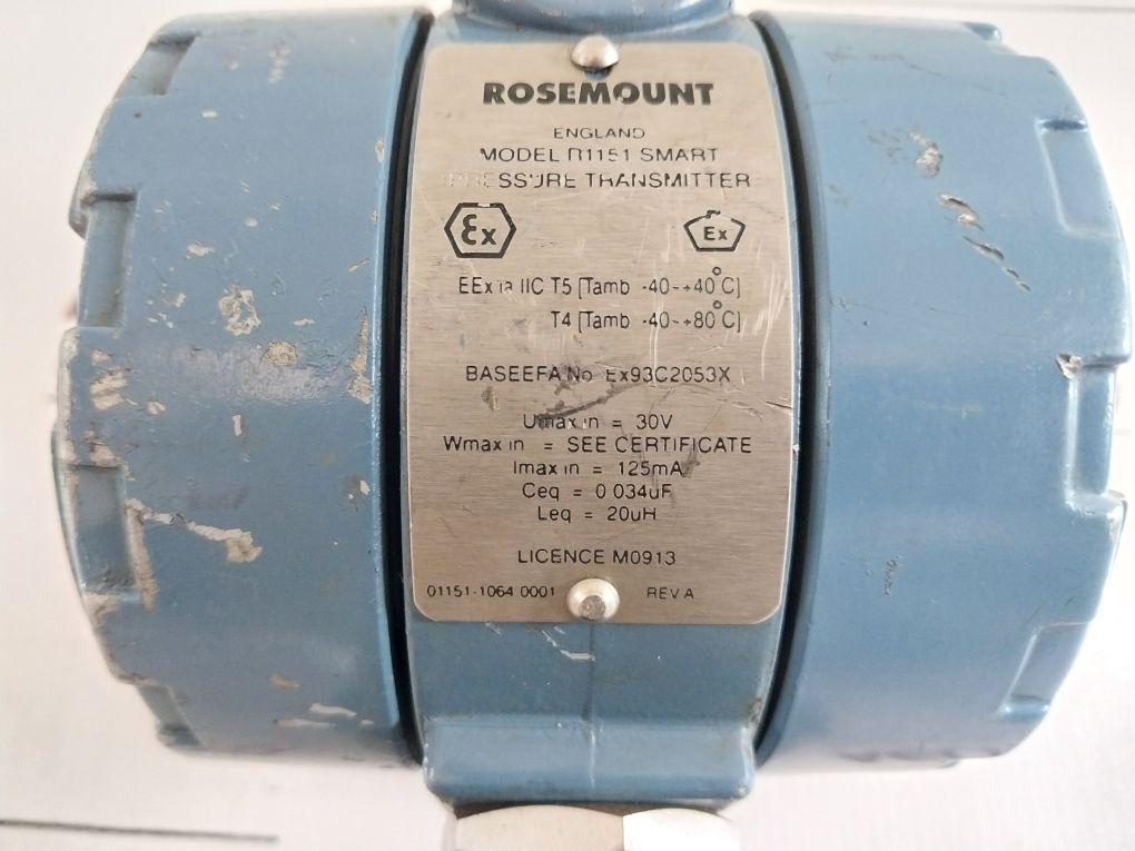 Rosemount 1151 Smart Pressure Transmitter 
