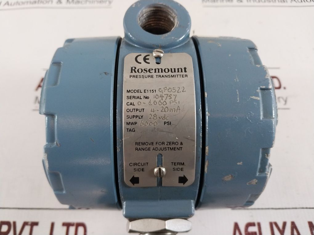 Rosemount 1151 Smart Pressure Transmitter 