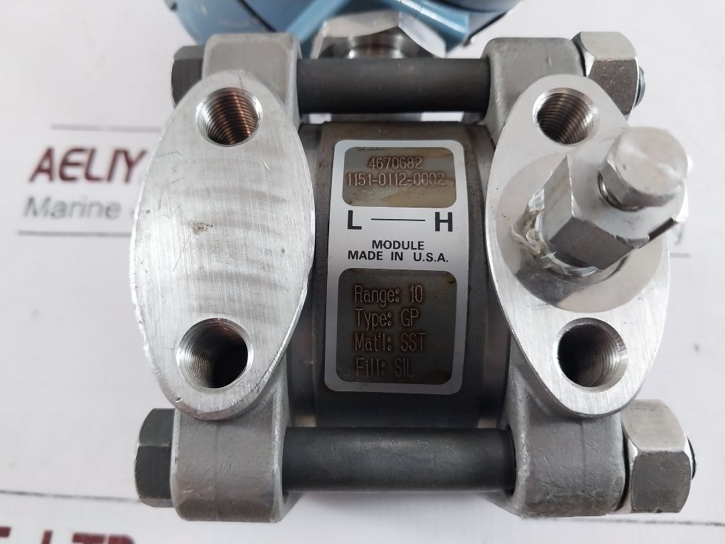 Rosemount R 1151 Smart 1151 Gp0 S22 C2 Df D6 I1 L4 Pressure Transmitter