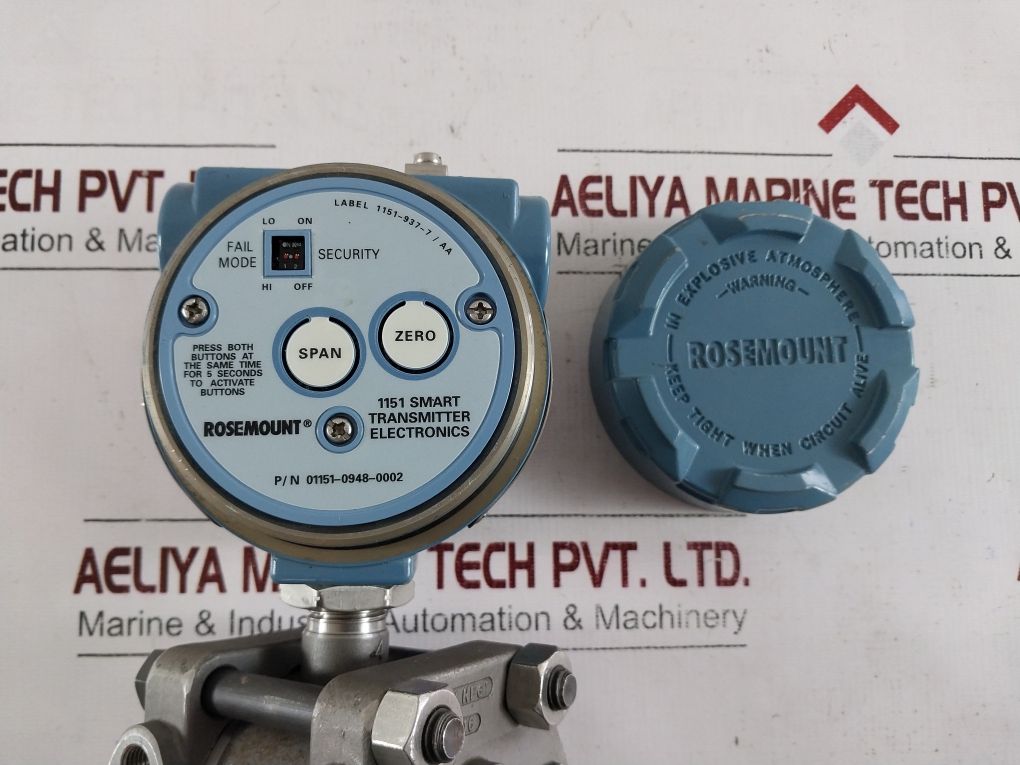 Rosemount R 1151 Smart 1151 Gp0 S22 C2 Df D6 I1 L4 Pressure Transmitter
