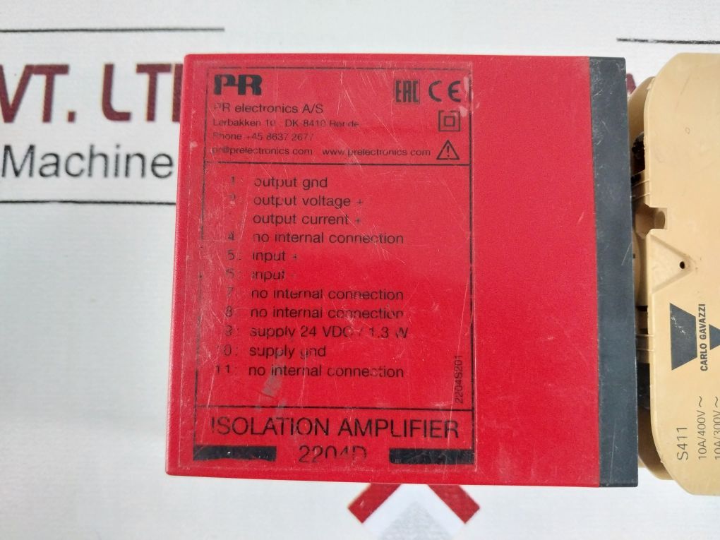 Pr Electronics/Carlo Gavazzi/Damcos 2204 Isolation Amplifier 2204X2