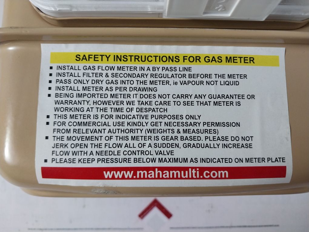 Raychem G1.6 Gas Flow Meter 16707057