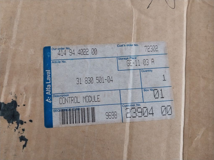 Alfa Laval Epc-400 Control Module 3183050104 