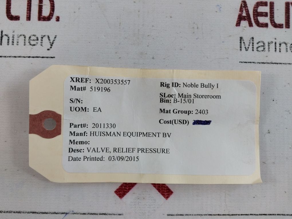 Bucher Hydraulics/Huisman Equipment Sddb-a-6-sm Pressure Relief Valve