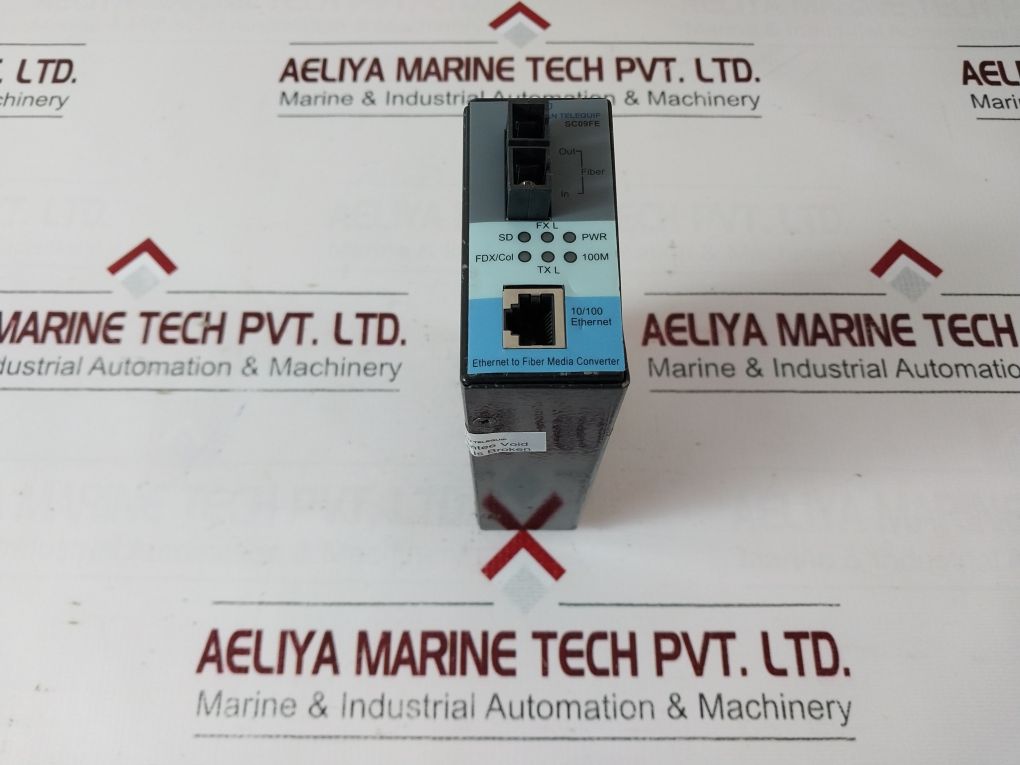 San Telequip Sc09Fe Ethernet To Fiber Media Converter Sc09Fen Sm Sc
