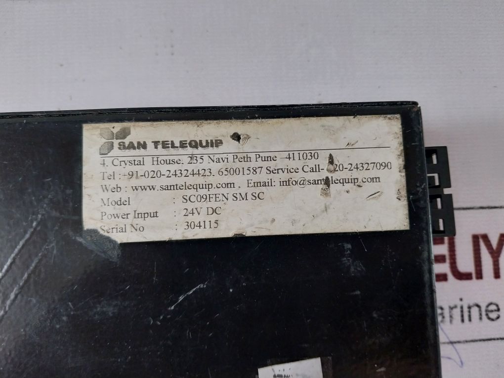 San Telequip Sc09Fe Ethernet To Fiber Media Converter Sc09Fen Sm Sc