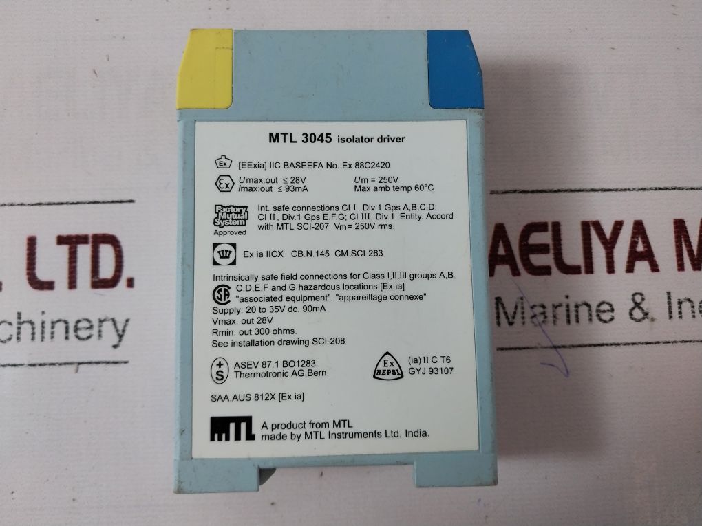 Mtl Instruments Mtl 3045 Isolator Driver