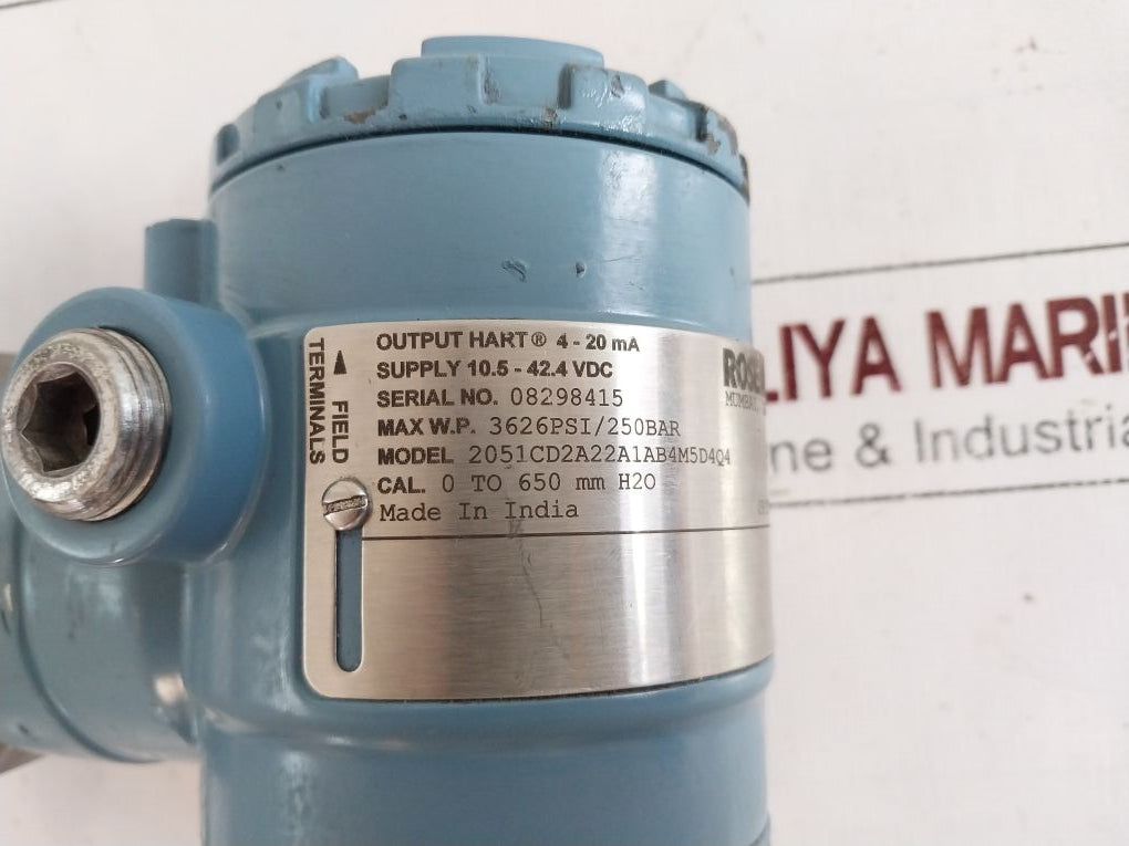 Rosemount 2051Cd2A22A1Ab4M5D4Q4 Pressure Transmitter
