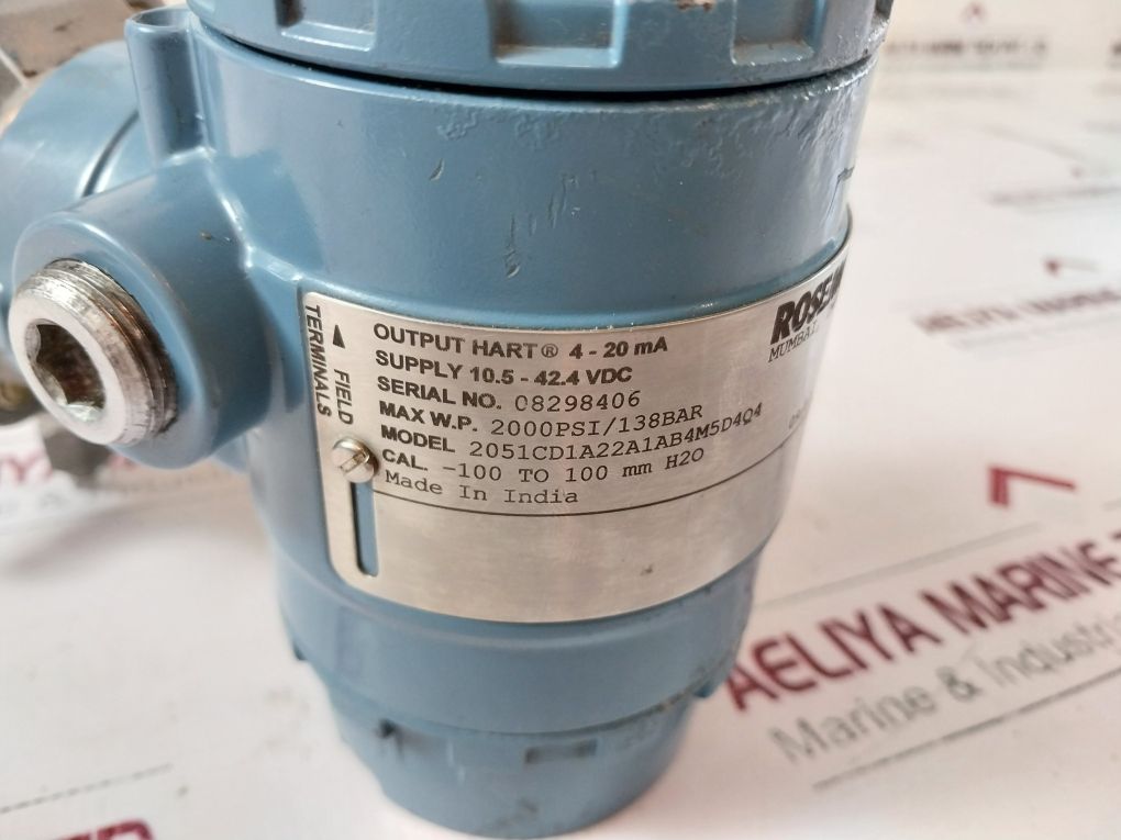 Rosemount 2051Cd1A22A1Ab4M5D4Q4 Pressure Transmitter