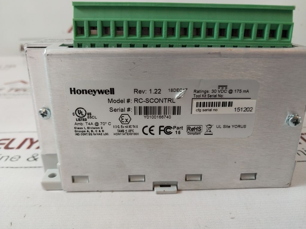 Honeywell Rc500 Remote Terminal Unit Rc-scontrl