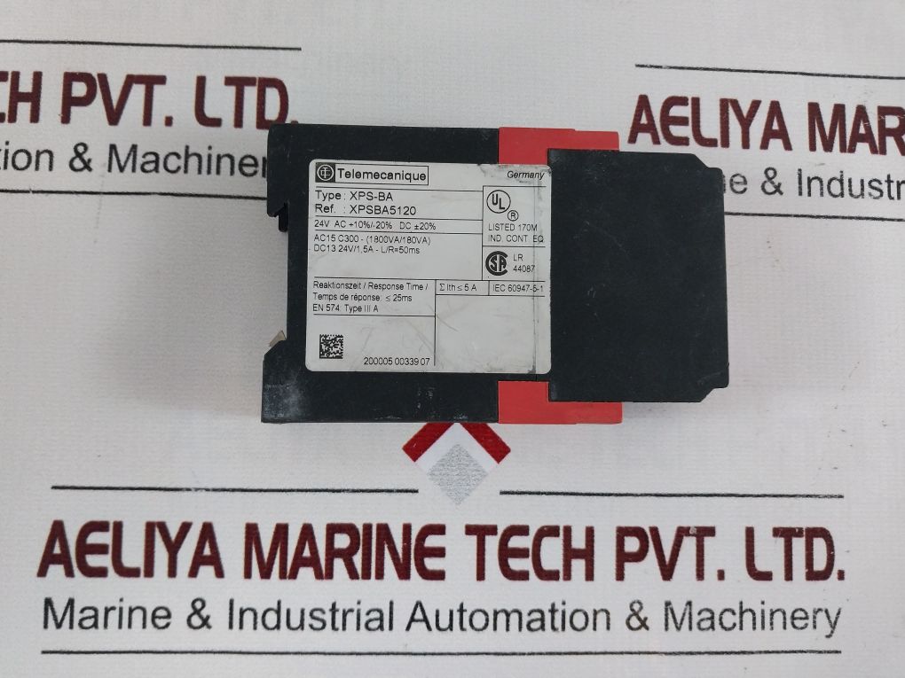 Telemecanique Xps-ba Safety Relay Xpsba5120