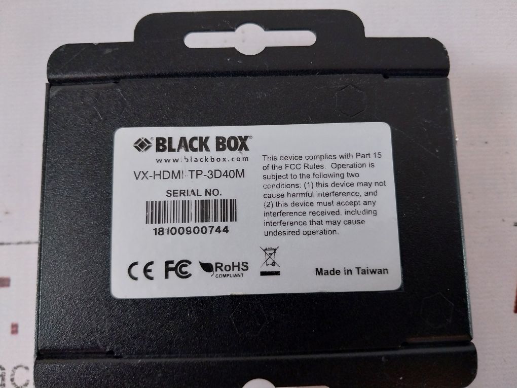 Black Box Vx-hdmi-tp-3D40M 3D Hdmi Extender Transmitter 5 Vdc