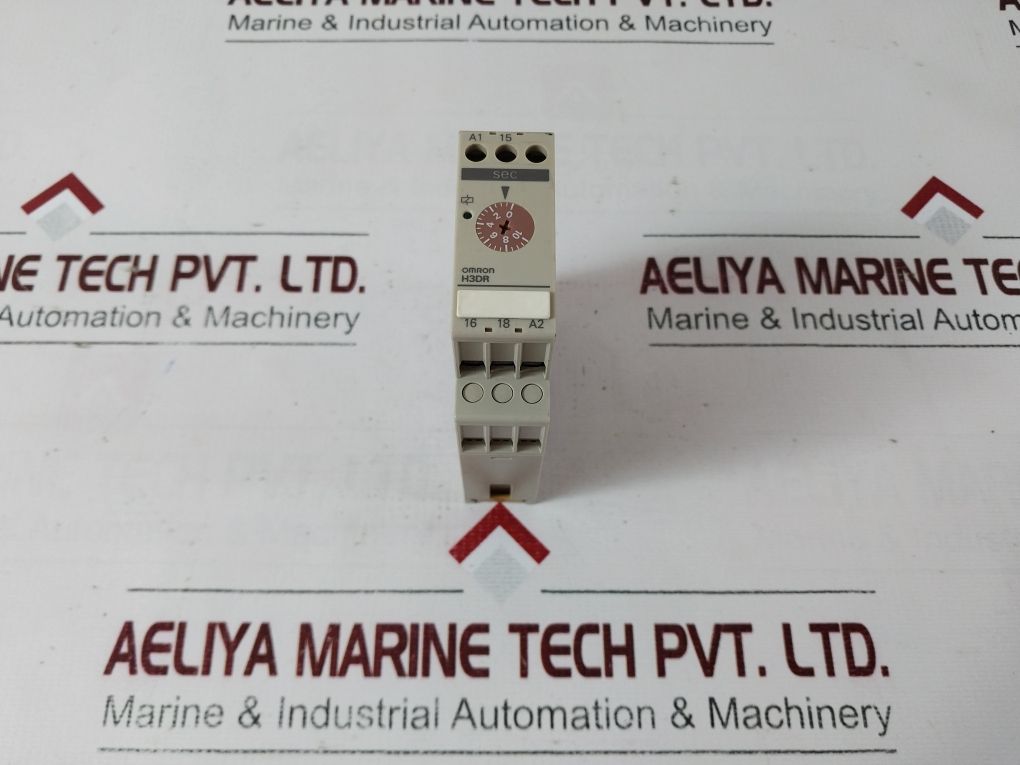 Lot Of 3X Omron H3Dr-m Timer 0-10 Sec 5A 250Vac