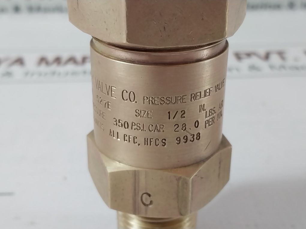 Henry Valve 527E Pressure Relief Valve 350 Psi