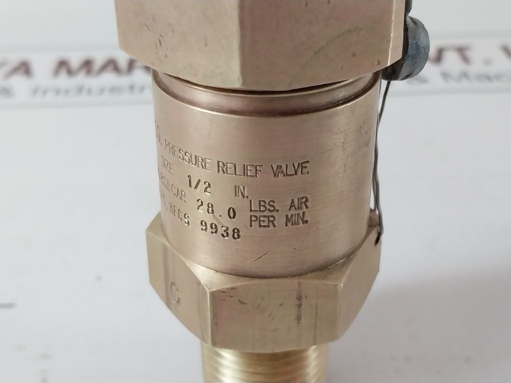 Henry Valve 527E Pressure Relief Valve 350 Psi