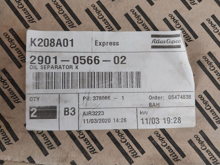 Atlas Copco 2901-0566-02 Air Oil Separator Kit