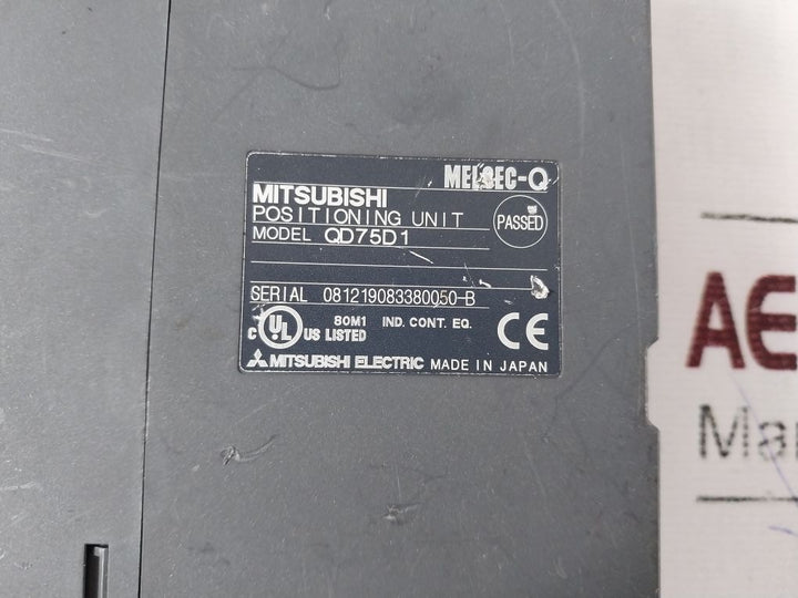 Mitsubishi Qd75D1 Positioning Unit