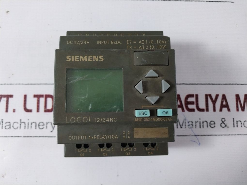 Siemens 6Ed1 052-1Md00-0Ba5 Power Logic Module Dc 12/24V