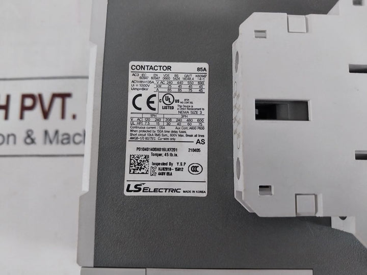 Ls Electric Mc-85A Contactor