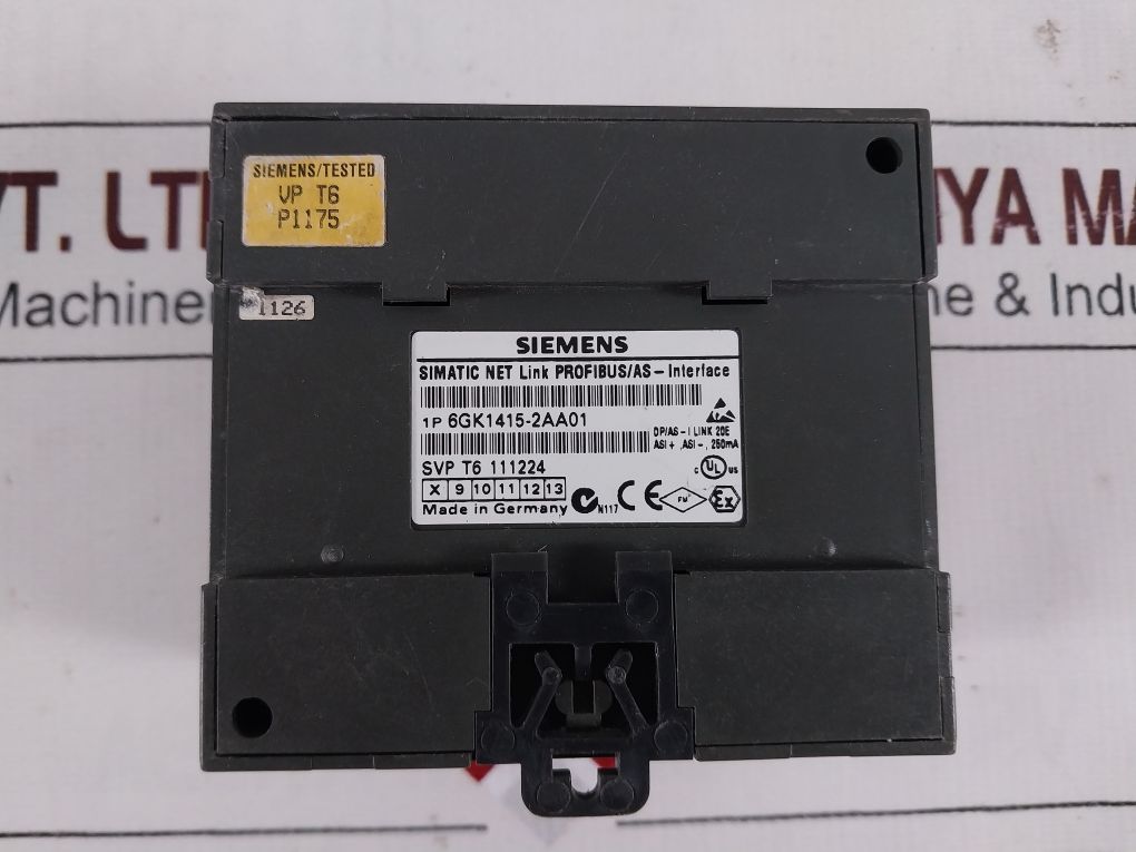 Siemens 6Gk1 415-2Aa01 Dp/As-interface Link 20E
