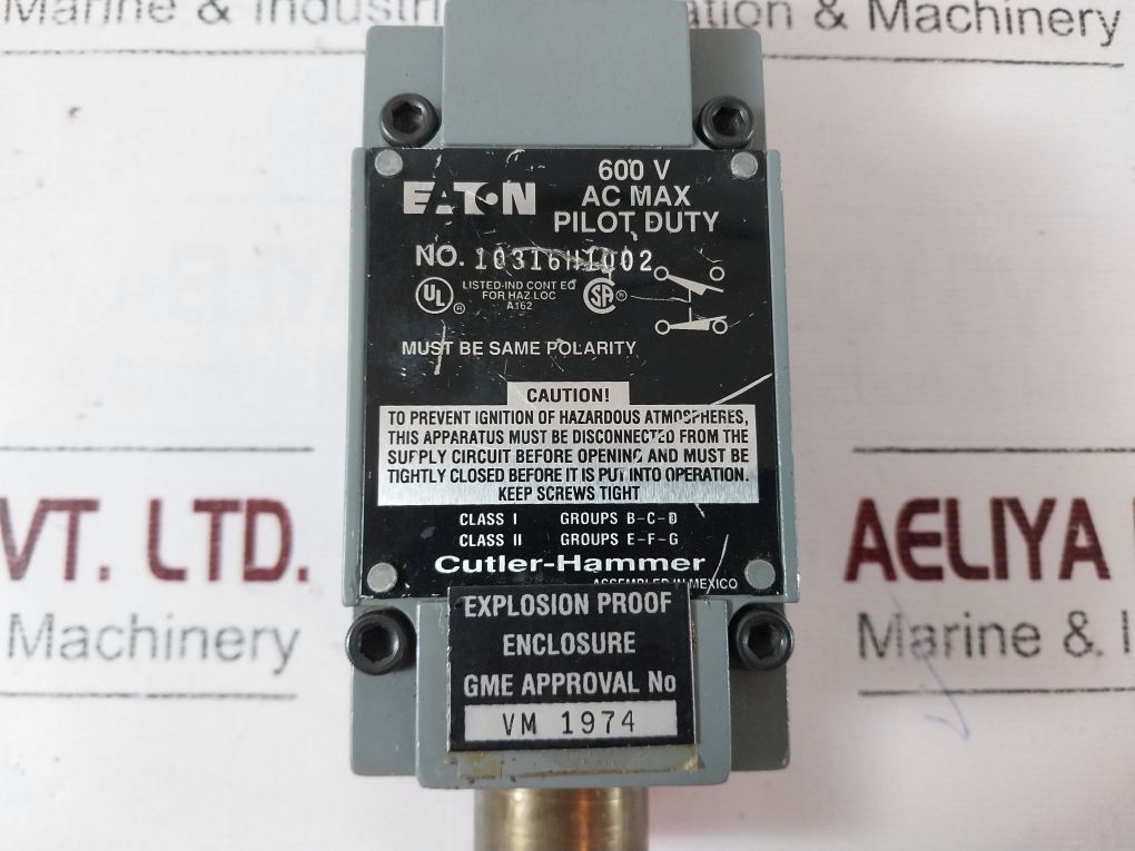Eaton/cutler-hammer 10316H1002 Limit Switch