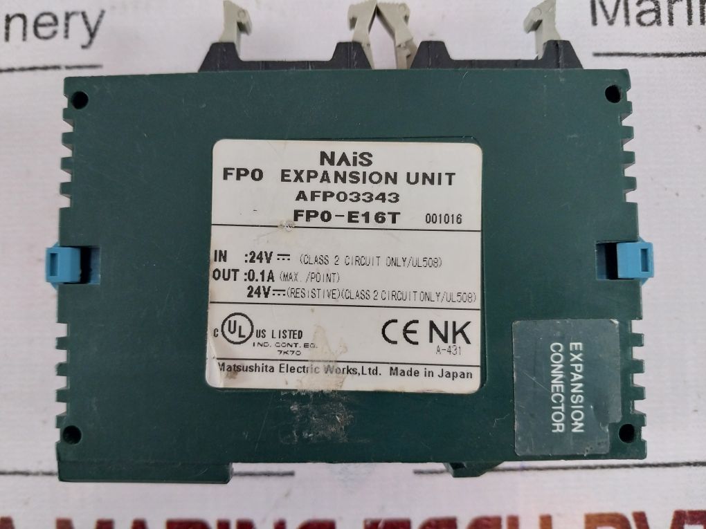 Matsushita Fp0-e16T Expansion Unit