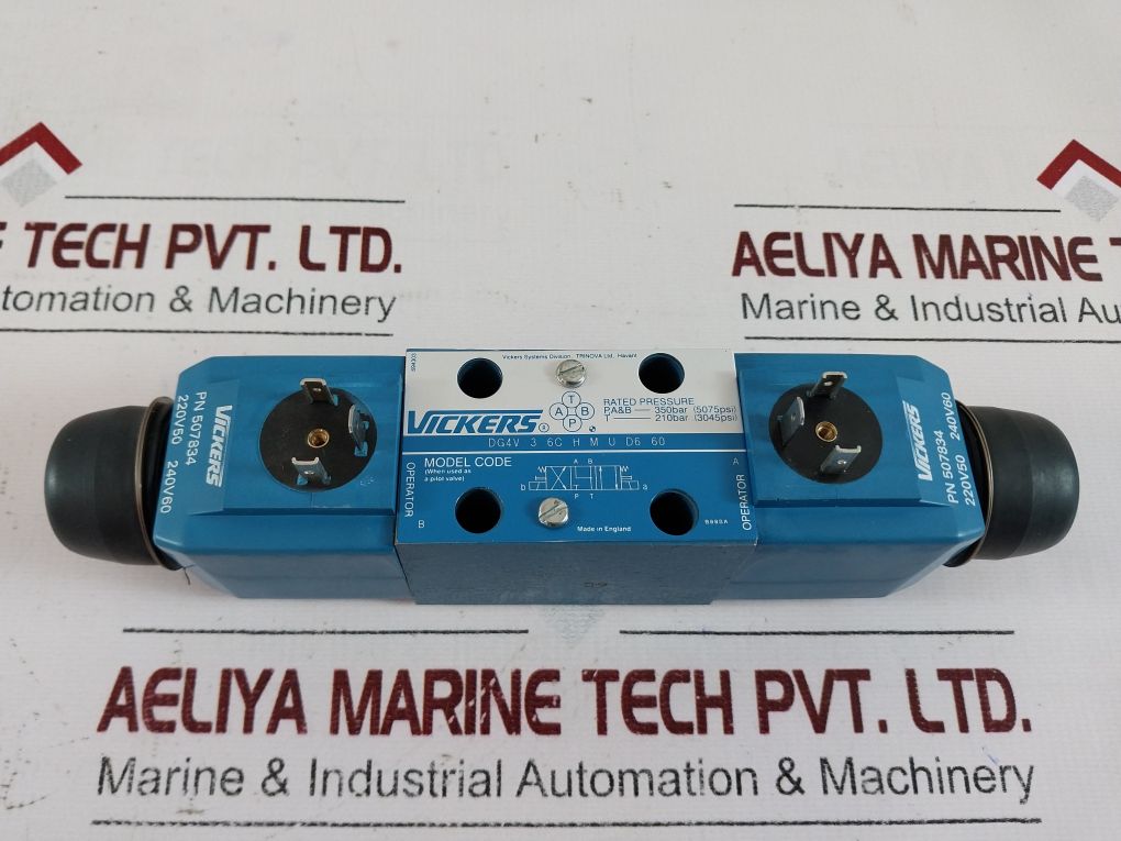 Vickers Dg4V 3 6C H M U D6 60 Solenoid Directional Control Valve
