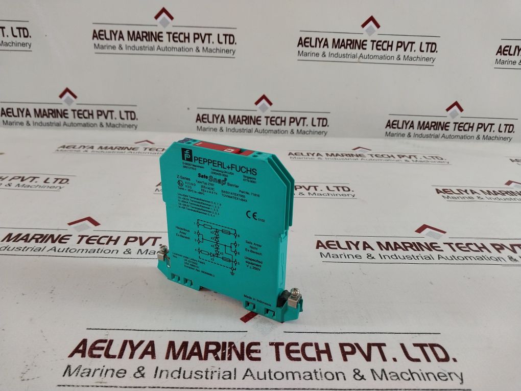 Pepperl+Fuchs Z787 Safe Snap Barrier Safety Relay Module 71816