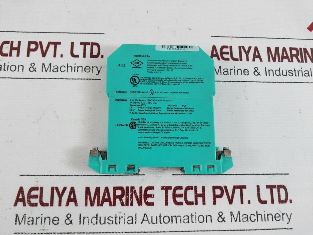 Pepperl+Fuchs Z779 Safe Snap Barrier 71806