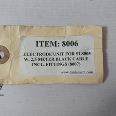Daniamant 8006 Electrode Unit With 2,5 Meter Black Cable