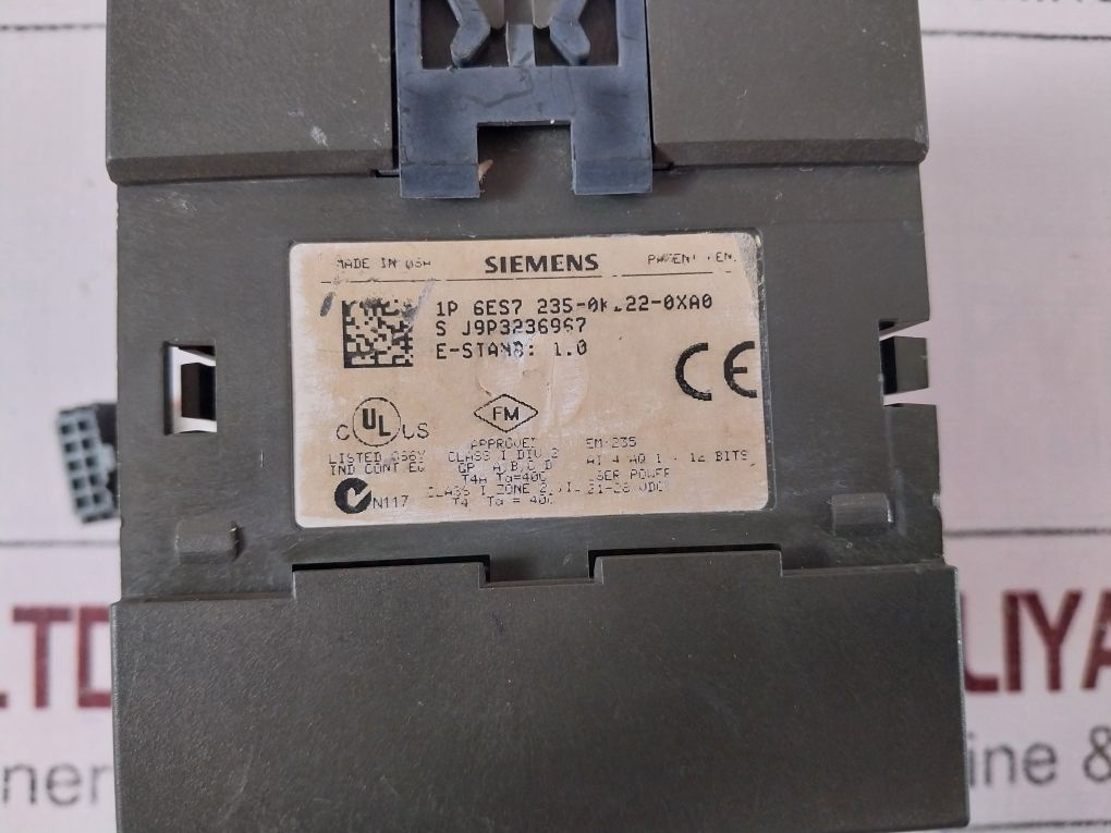 Siemens 6Es7 235-0Kd22-0Xa0 Plc Alanog Module E-stand: 1.0