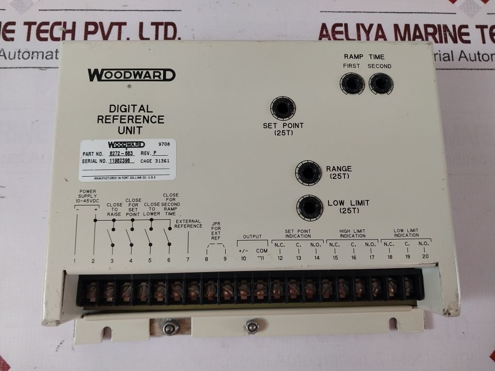 Woodward 8272-683 Digital Reference Unit Rev. P