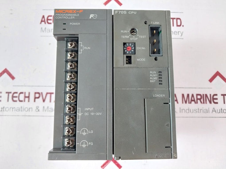 Fuji Electric Micrex-f Nc1P-s0Zlz602 Processor Module With F70S Cpu