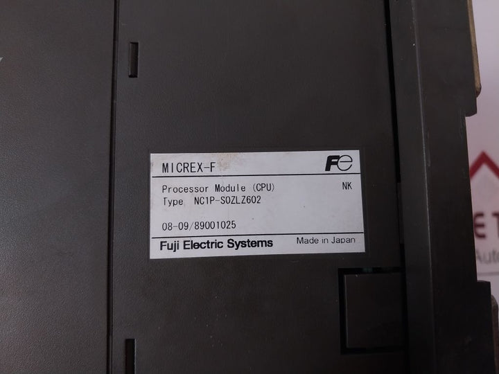 Fuji Electric Micrex-f Nc1P-s0Zlz602 Processor Module With F70S Cpu