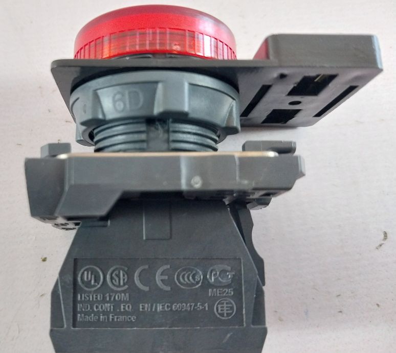 Schneider Electric Zbv-6 Holder Lamp Red 2.4W Max