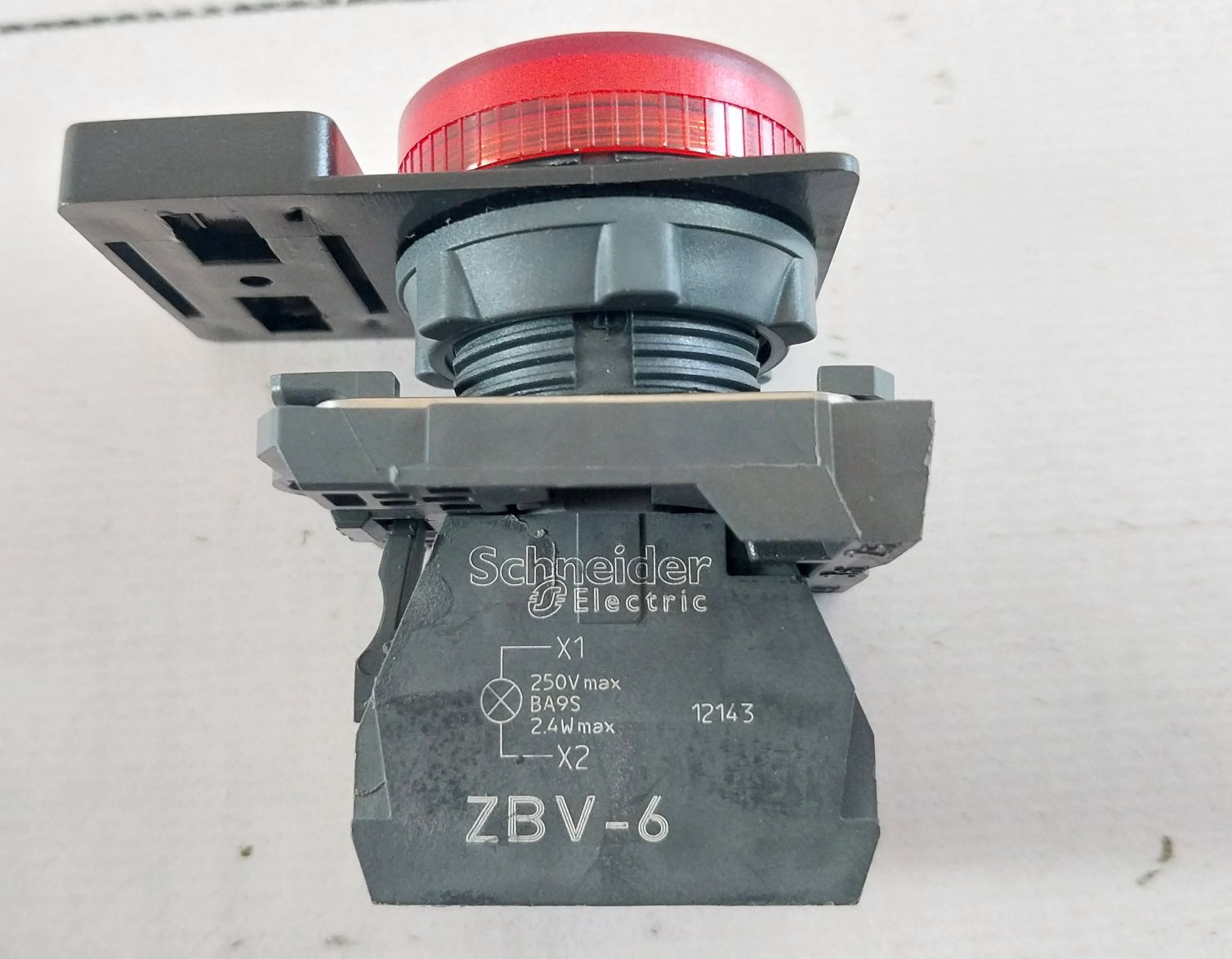 Schneider Electric Zbv-6 Holder Lamp Red 2.4W Max