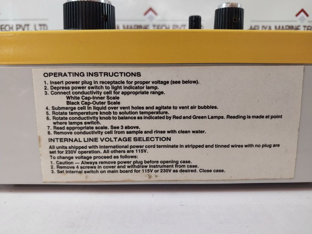 Ecologic 1033 Ecolab Conductivity Bridge Recorder Code:0156-01-9