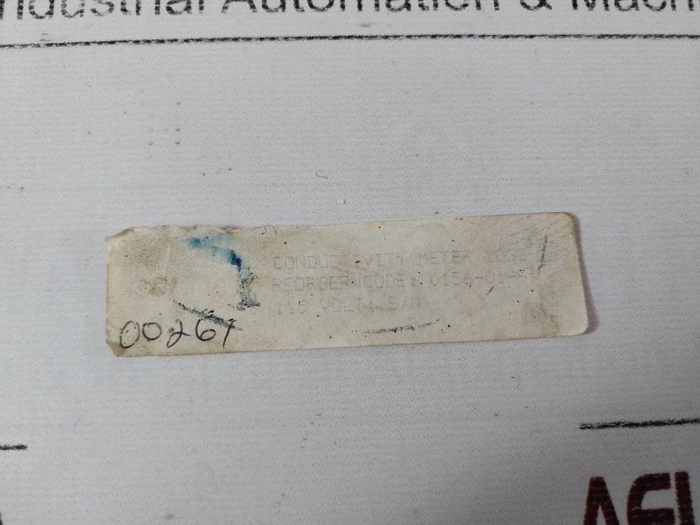 Ecologic 1033 Ecolab Conductivity Bridge Recorder Code:0156-01-9