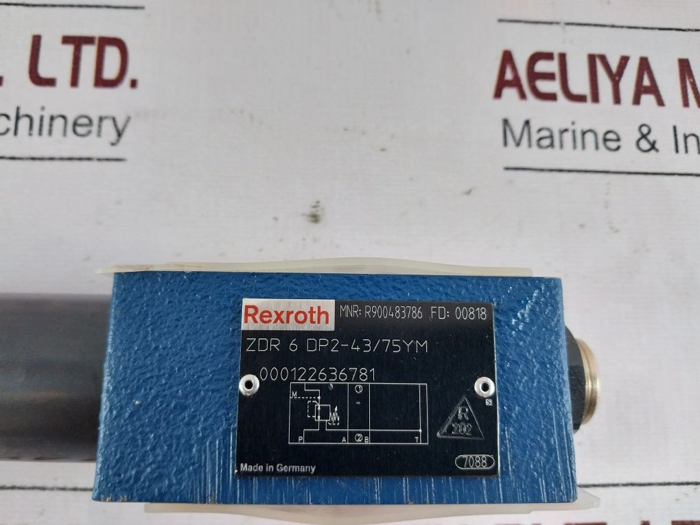 Rexroth R900483786 Hydraulic Pressure Reducing Valve Zdr 6 Dp2-43/75Ym