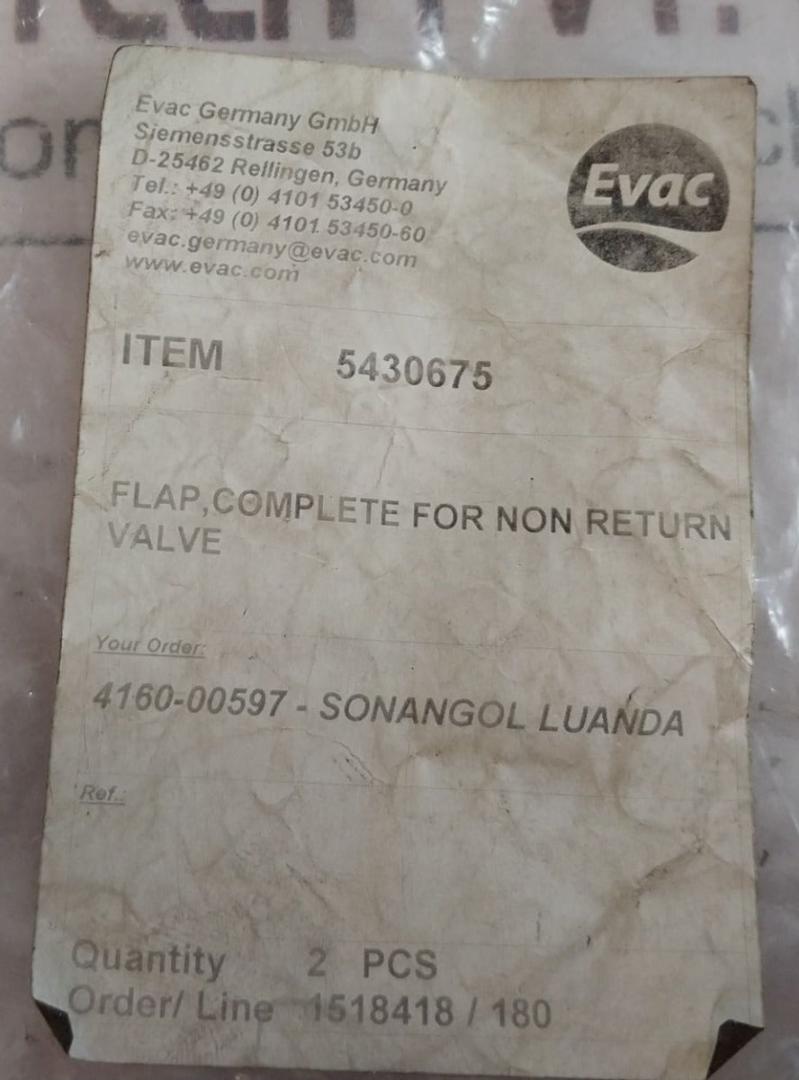 Evac 5430675 Flap, Complete