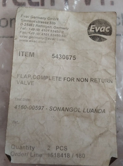 Evac 5430675 Flap, Complete