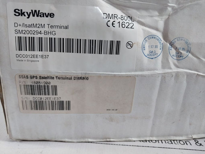 Skywave Dmr-800L D+/Isatm2M Terminal Sm200294-bhg