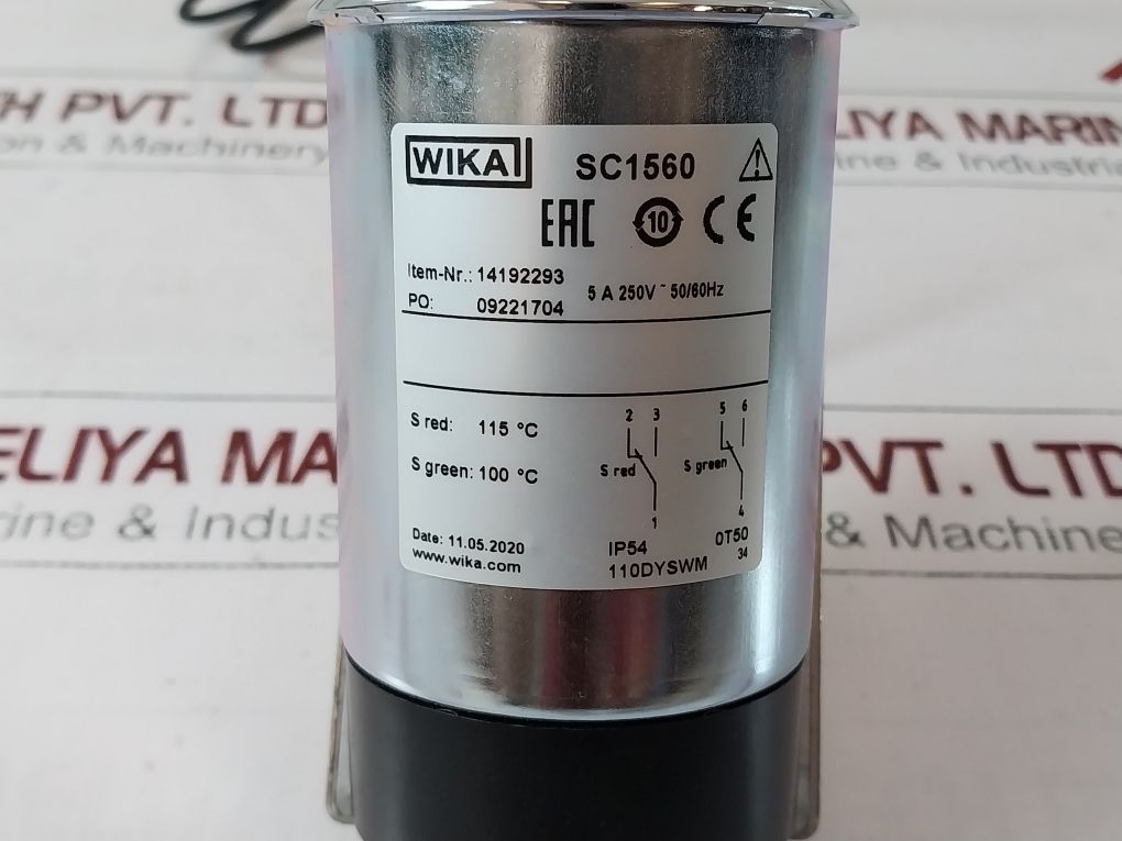 Wika Sc1560 Thermometer With Micro Switch