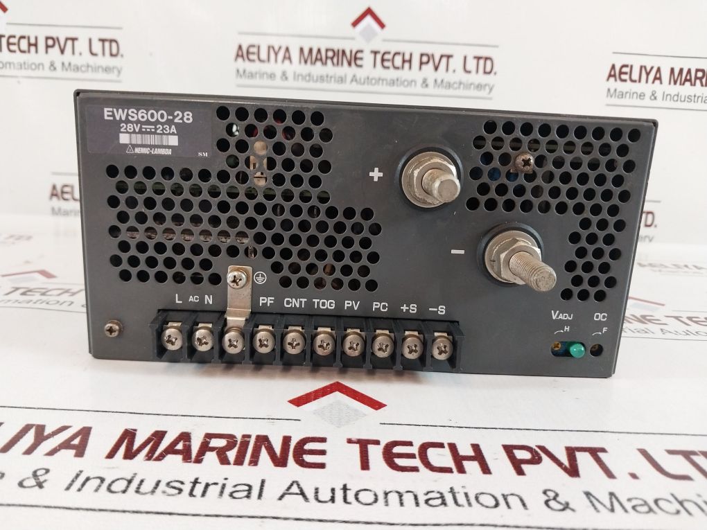 Nemic-lambda Ews600-28 Power Supply Module 821 Watts 28V---23A