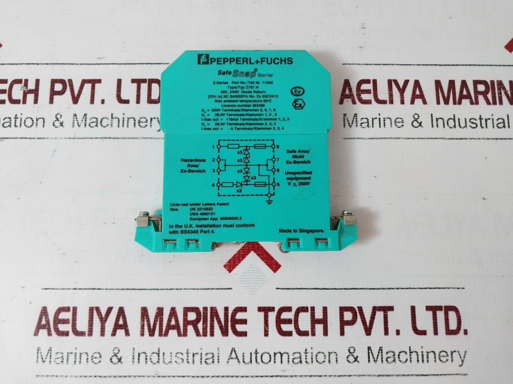 Pepperl+Fuchs Z-series Z787.H Safe Snap Barrier 71940